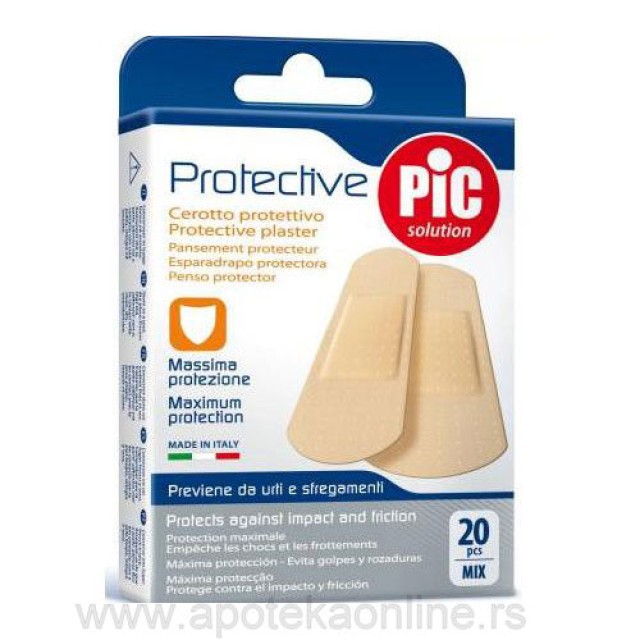 PIC SOLUTION PROTECTIVE MIX FLASTERI 20 KOMADA - Online Apoteka PIC SOLUTION PROTECTIVE MIX FLASTERI 20 KOMADA